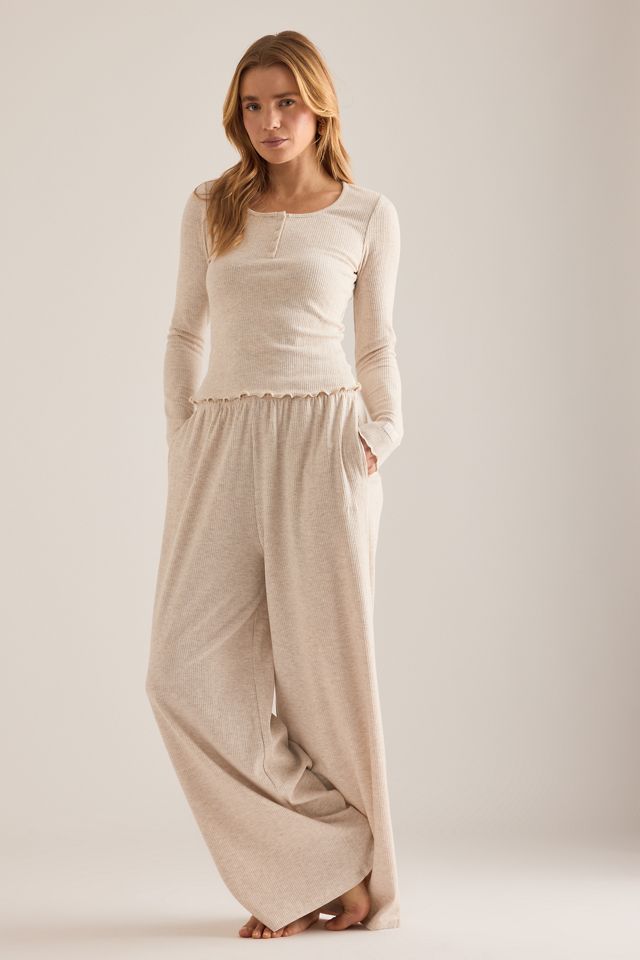 TALA Long-Sleeve Henley Pyjama Top #2