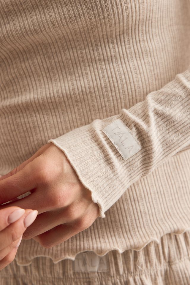 TALA Long-Sleeve Henley Pyjama Top #4