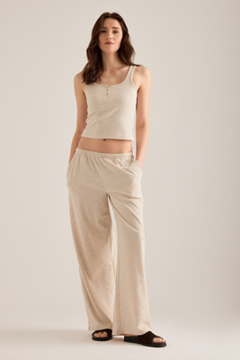TALA Pointelle Sweetheart Henley Pyjama Vest