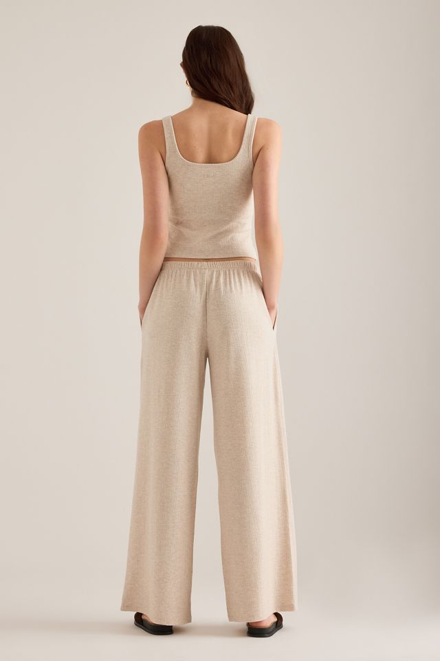 TALA Pointelle Wide-Leg Pyjama Bottoms #4