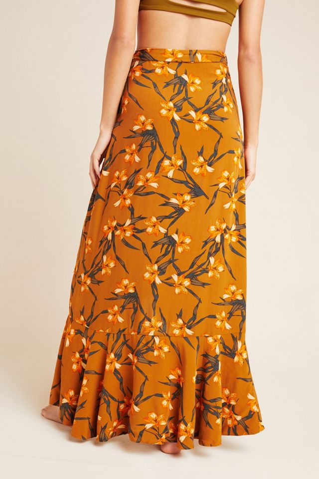 L Space Desiree Wrap Maxi Skirt | Anthropologie