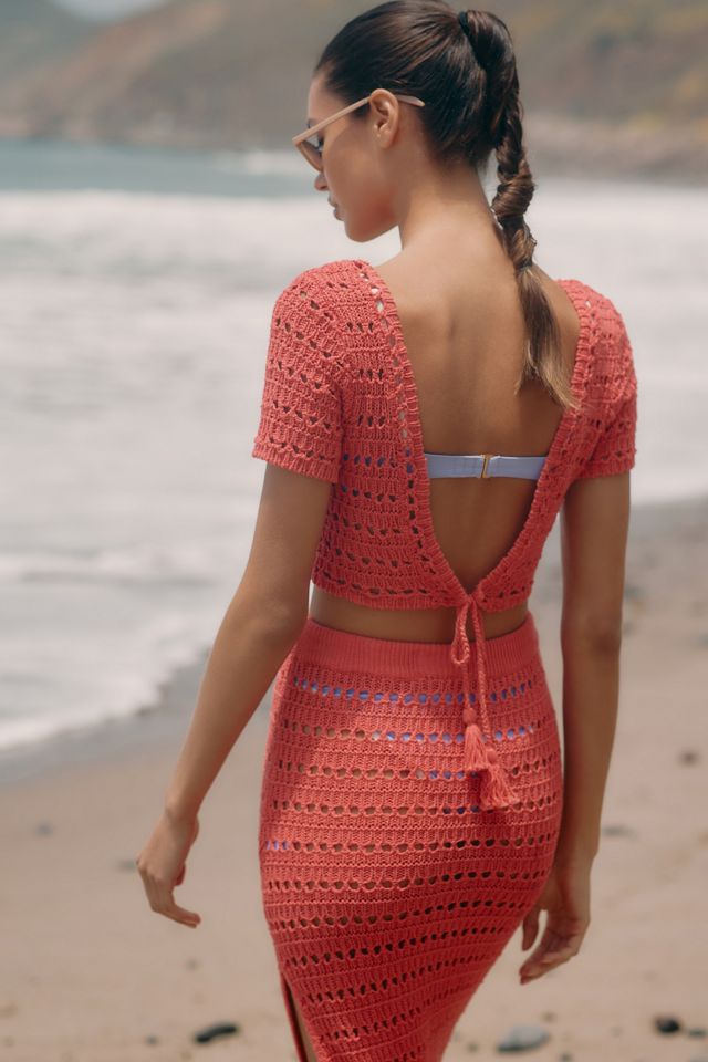 LSPACE Sweetest Thing Crochet Top #1