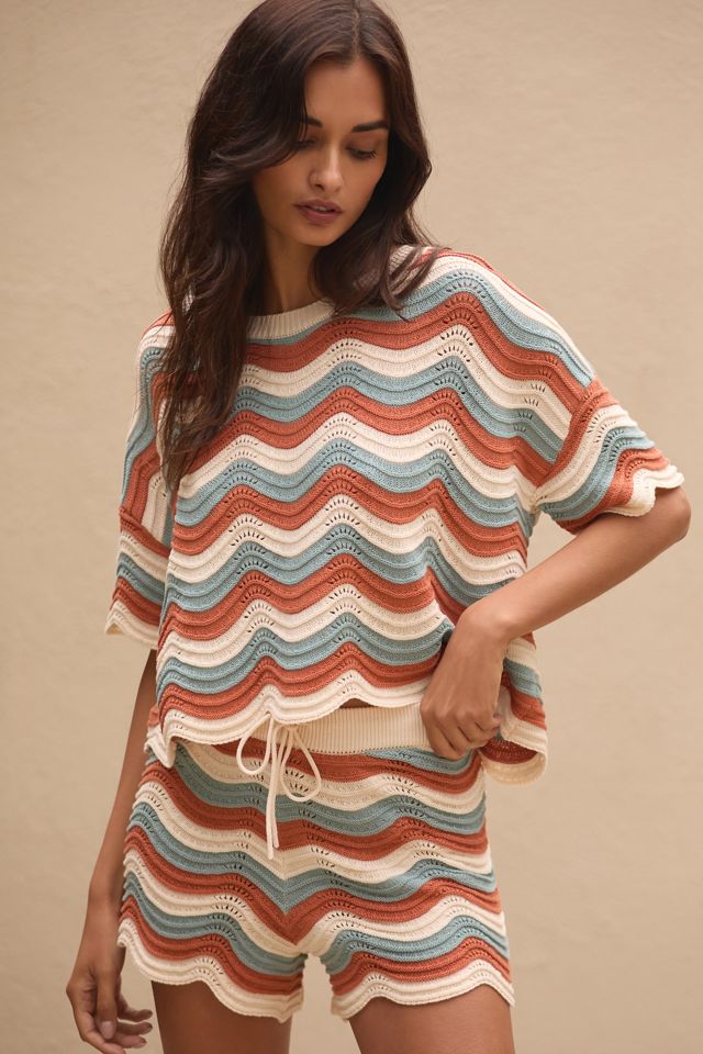 LSPACE Make Waves Sweater Tee #1