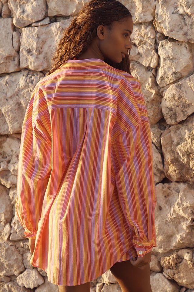 LSPACE Santa Cruz Cotton Buttondown Tunic