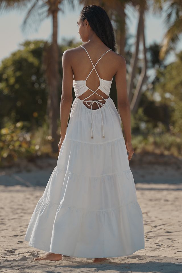 LSPACE Laina Tiered Cotton Maxi Dress #2