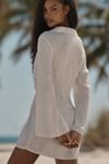 LSPACE Las Palmas Long-Sleeve Wrap Mini Dress