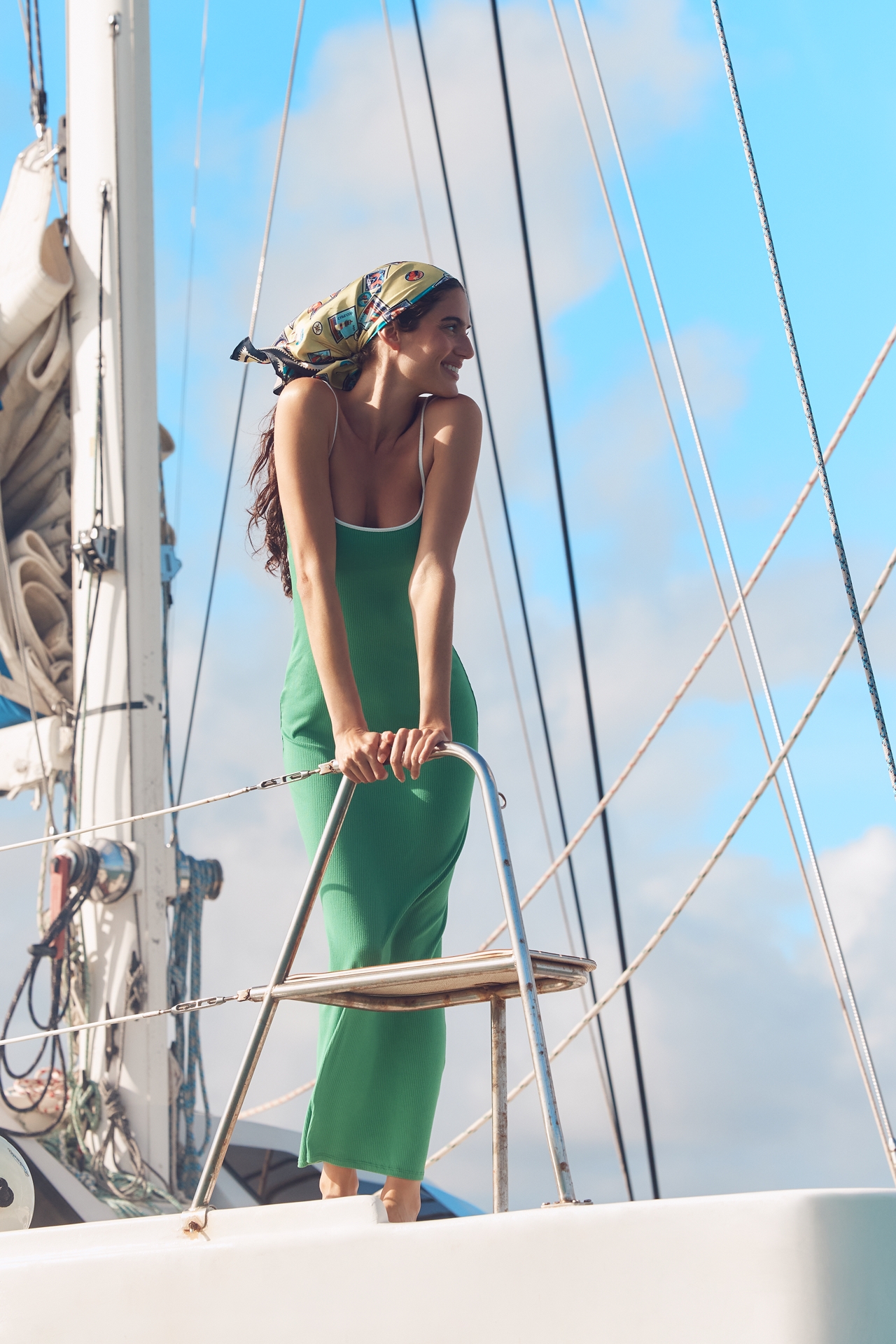 LSPACE Jordana Sleeveless Rib Midi Dress