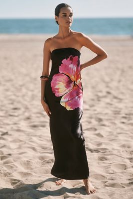LSPACE Spring In Love Strapless Maxi Dress
