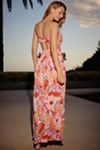 Farm Rio x Anthropologie Cotton Cutout Maxi Dress