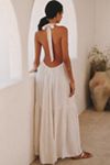 LSPACE Soller Halter Tiered Maxi Dress