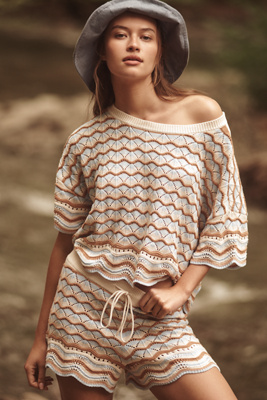Sun Chaser Crochet Cropped Top