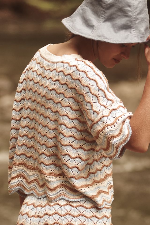 LSPACE Sun Chaser Crochet Crop Top #1