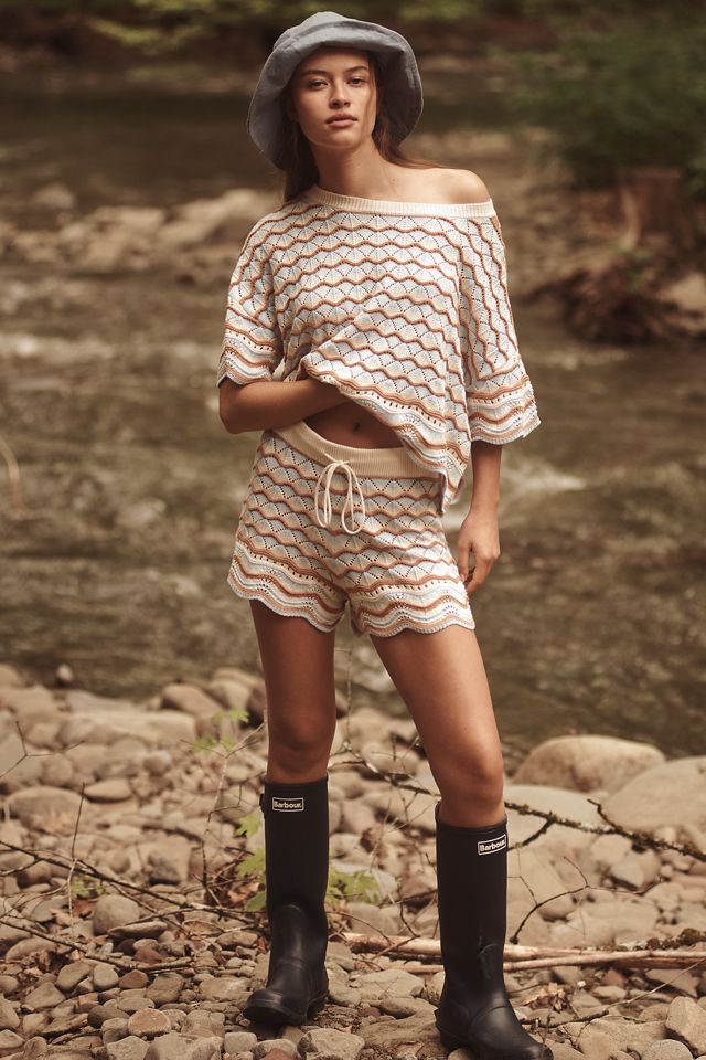 LSPACE Sun Chaser Crochet Crop Top #2
