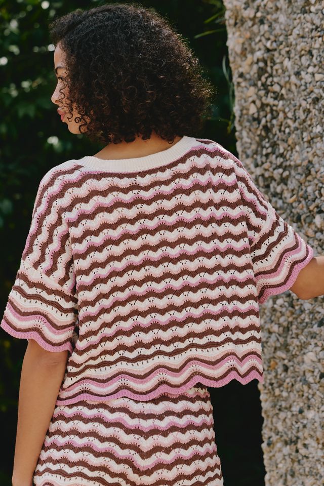 LSPACE Sun Chaser Crochet Crop Top #1