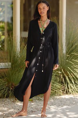 LSPACE Yoli Midi Shirt Dress 