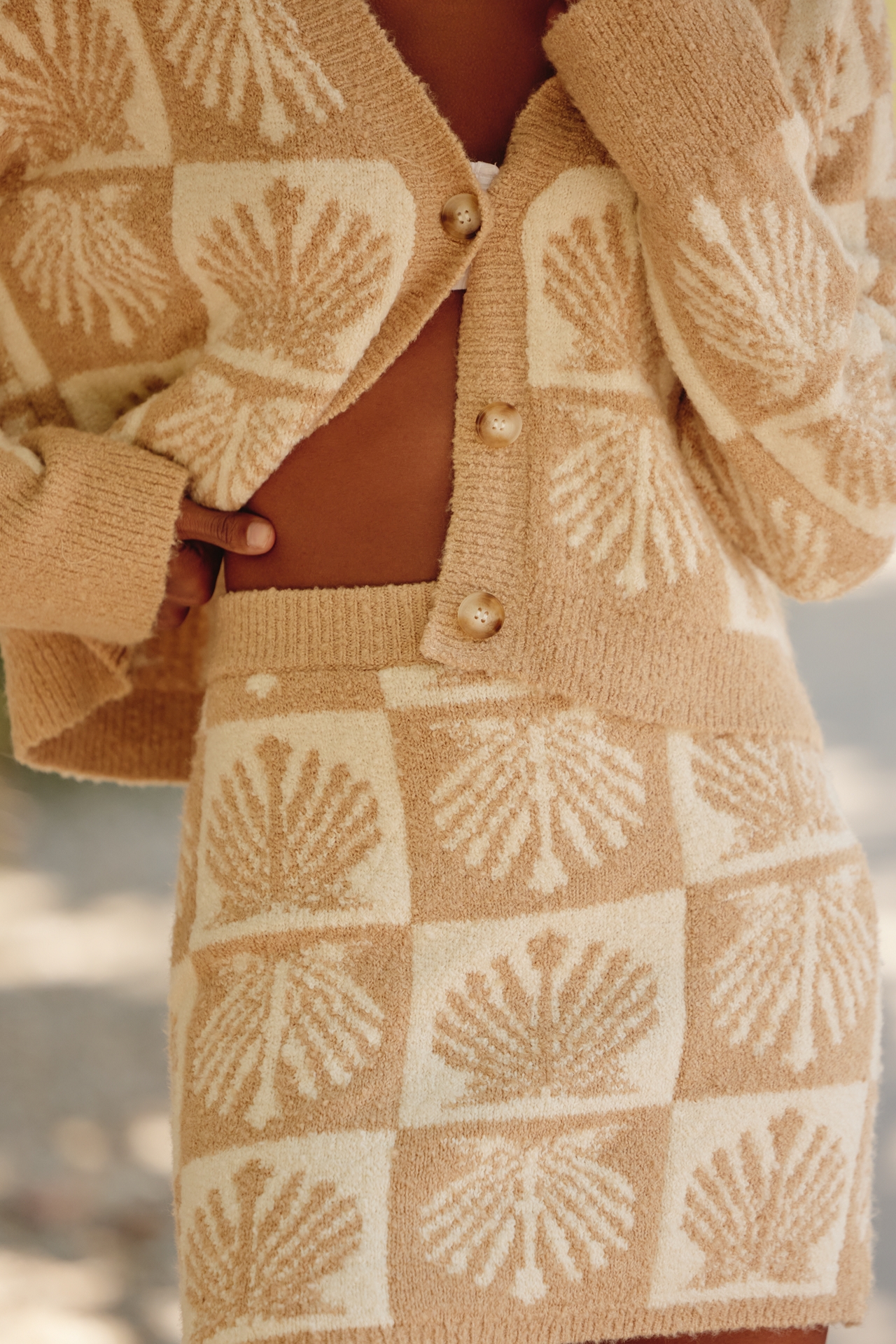 LSPACE Shell Be There Sweater Mini Skirt