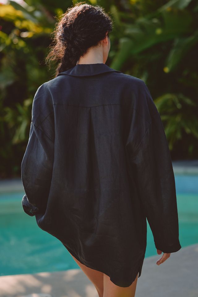 LSPACE Oasis Linen Long-Sleeve Tunic #1