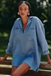 LSPACE Oasis Linen Long-Sleeve Tunic