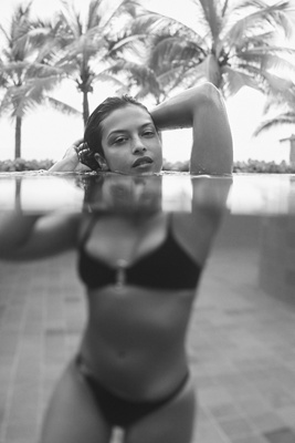 L*space Amory Bikini Top In Black