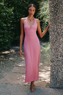 L*space La Femme Sleeveless Midi Dress In Pink