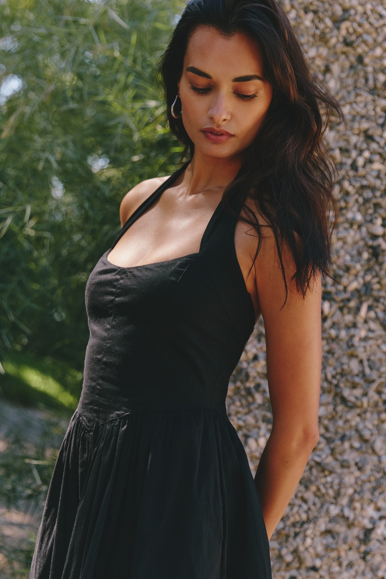 LSPACE Jolie Halter Mini Dress