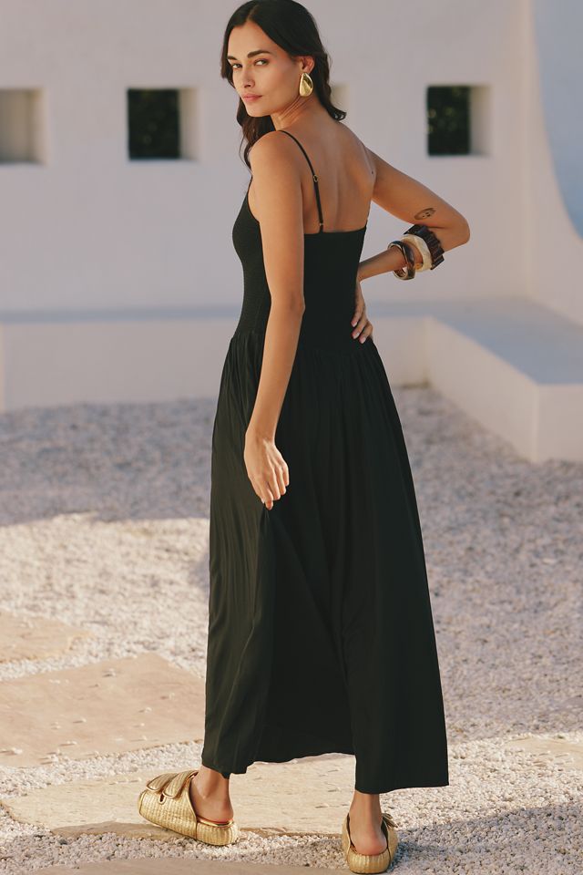 LSPACE Misha Smocked Midi Dress | Anthropologie