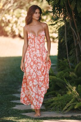 LSPACE Tala Open-Back Maxi Dress