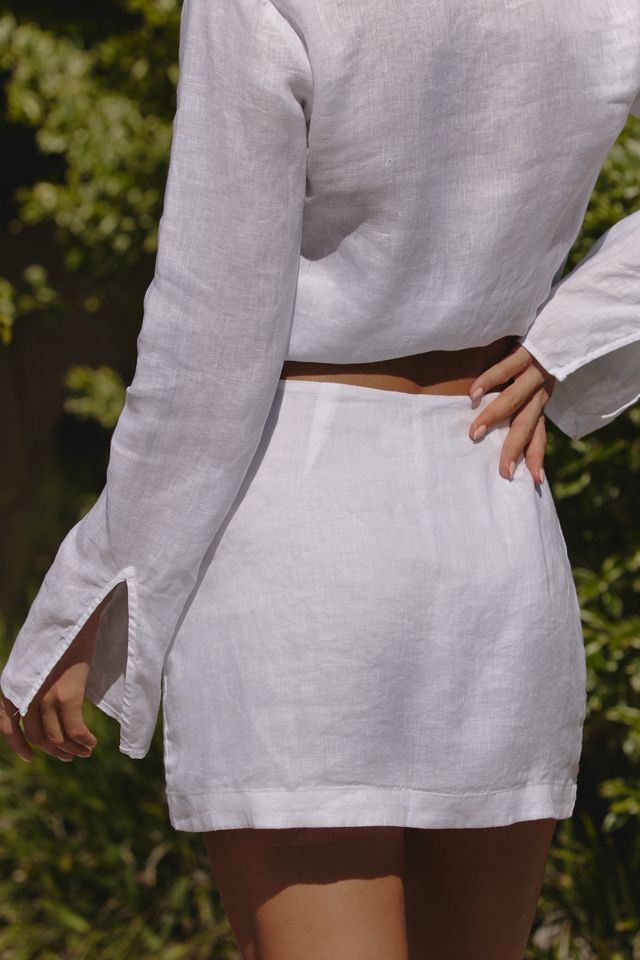 LSPACE Venice Linen Skort #2
