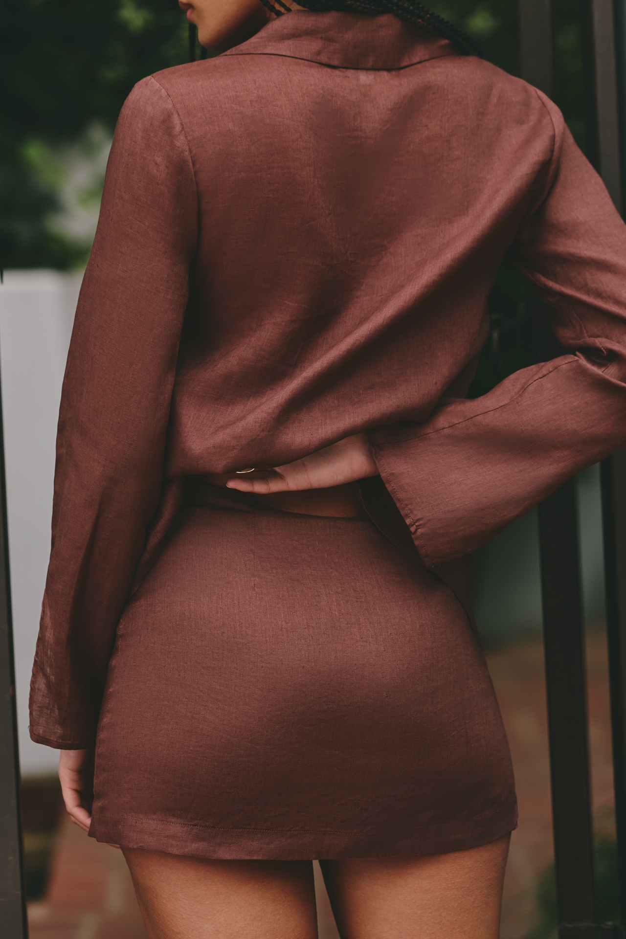 LSPACE Venice Linen Skort