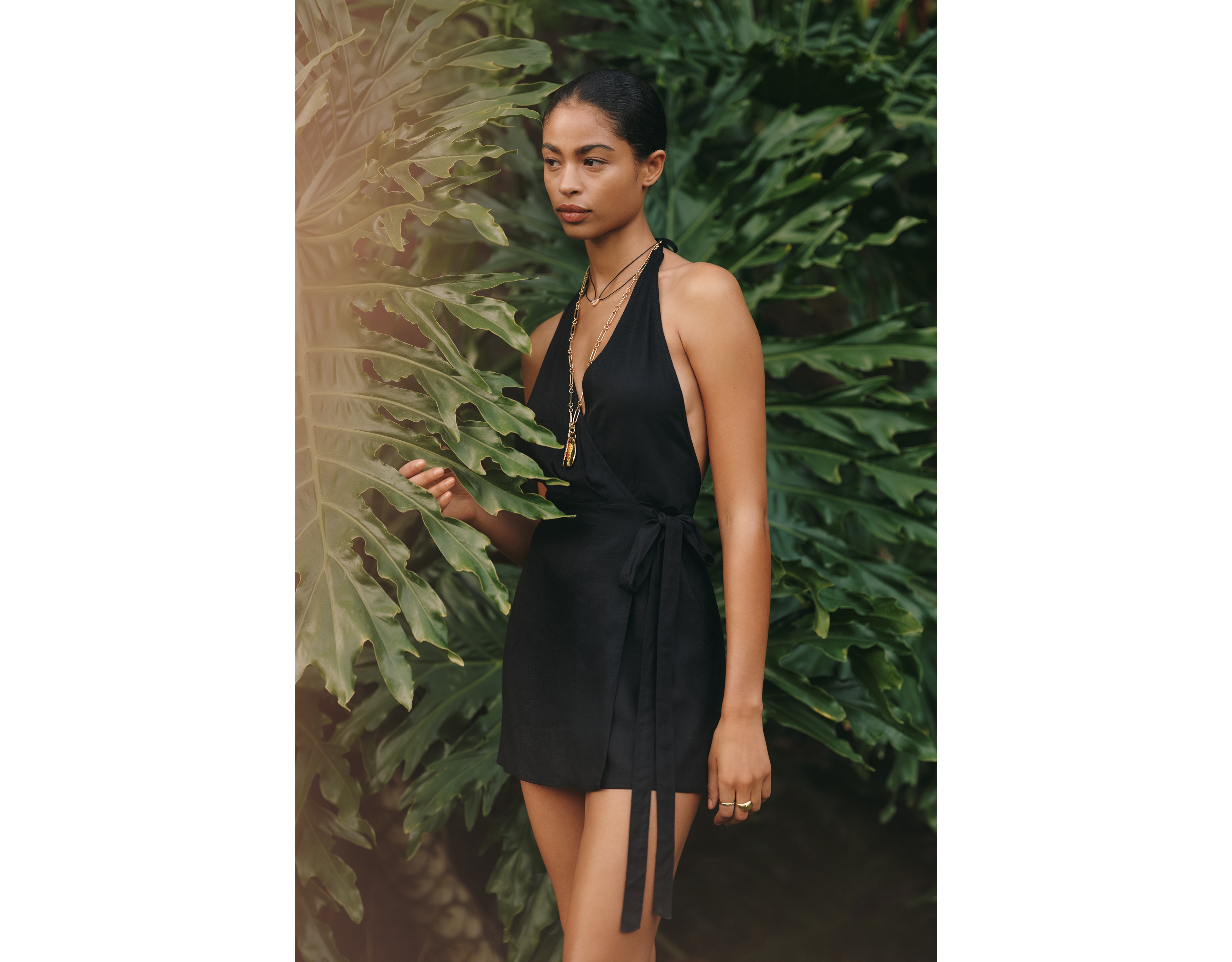 LSPACE Taura Halter-Neck Mini Dress