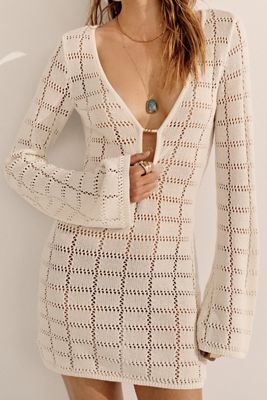 LSPACE Jessa Crochet Mini Dress