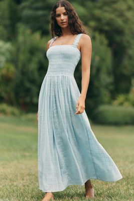 blue brunch dress Tiered Ruffle Formal Dress- Wedding Guest Dress- Mable Ruffle Maxi Medium Size:XS(4) keyword:Captain (Men's) it flows into a Dress Alterations | How