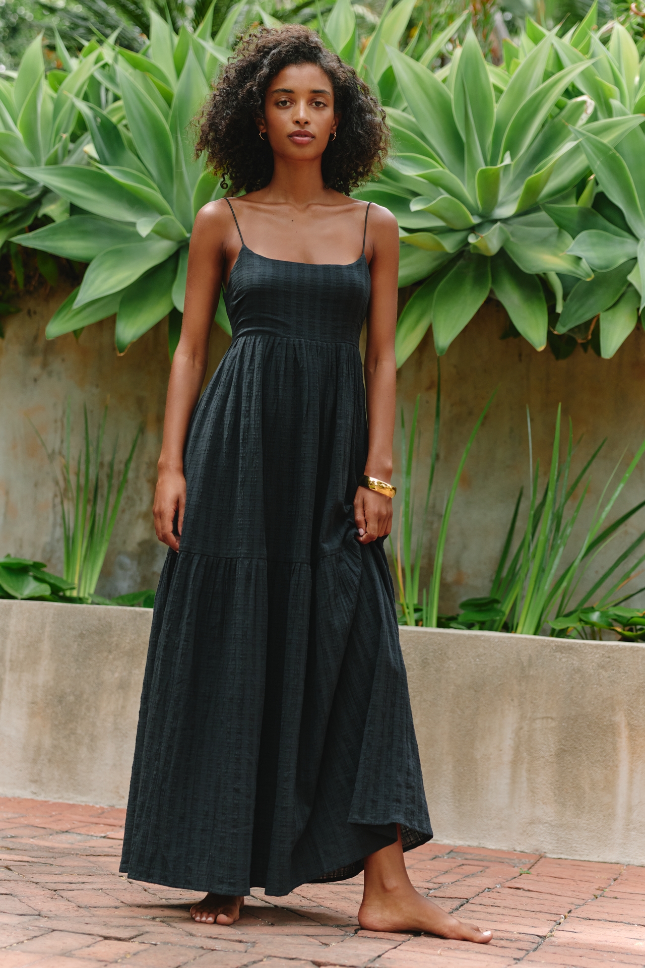 LSPACE Ashton 100% Cotton Maxi Dress