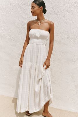 LSPACE Cora Strapless Midi Dress