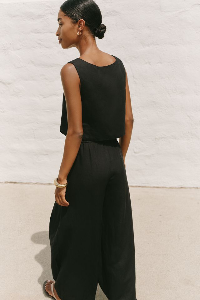 LSPACE Rylee Linen Blend Wide Leg Pants  #2