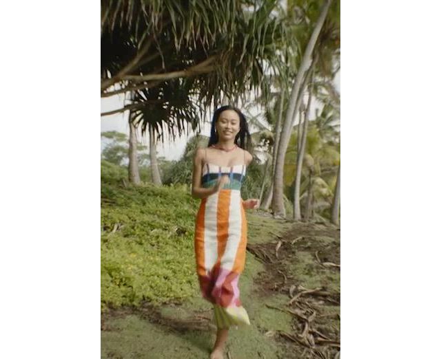 Cala de la Cruz Paloma Linen Dress