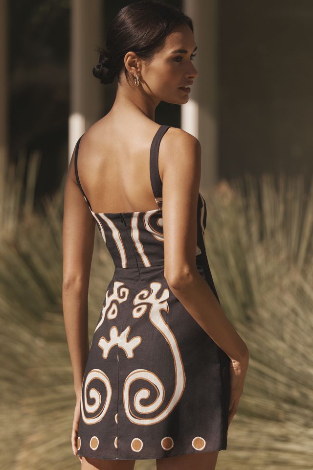Cala de la Cruz Parker Linen Mini Dress #1