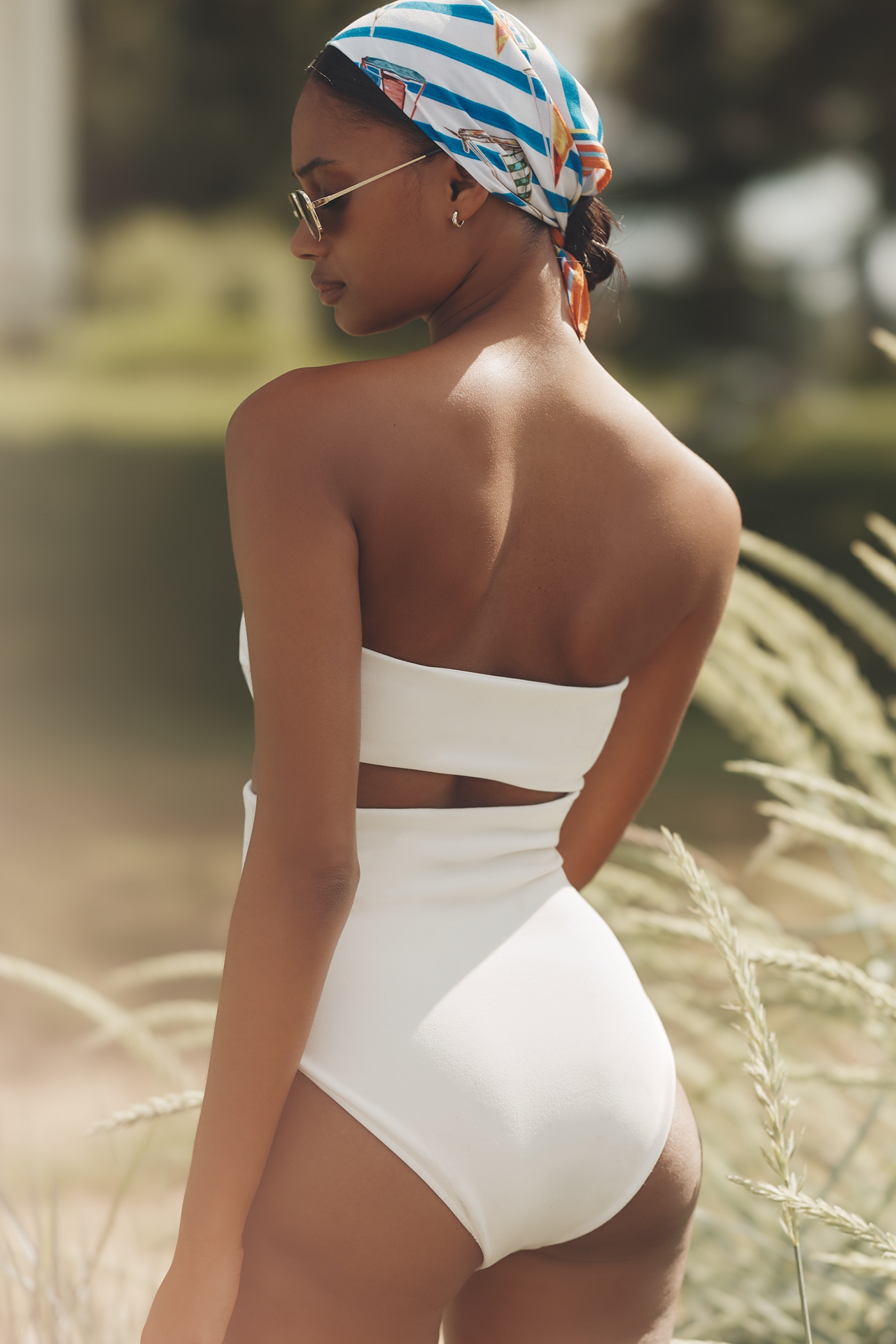 Haight Renata Strapless Cutout One-Piece Swimsuit
