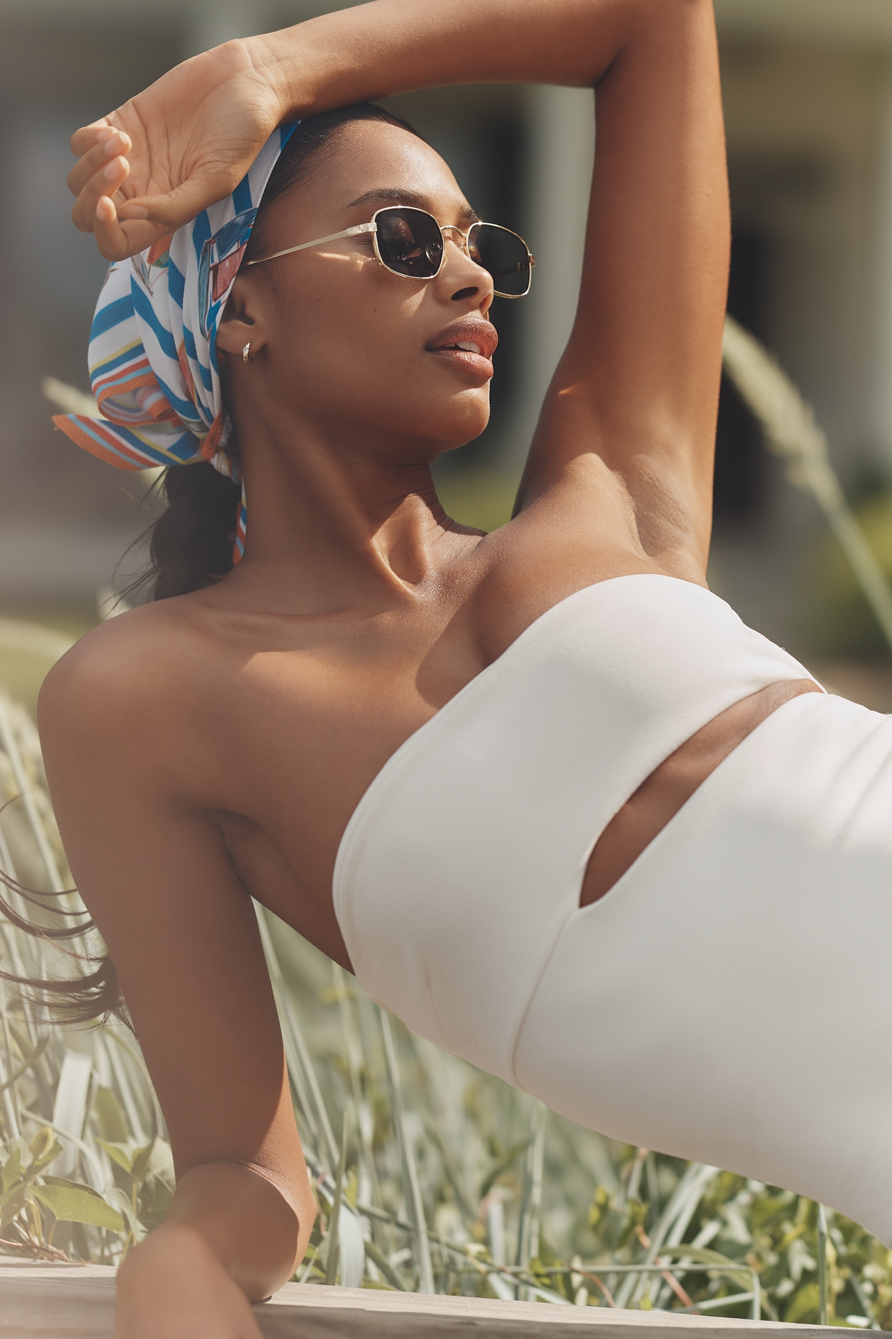 Haight Renata Strapless Cutout One-Piece Swimsuit