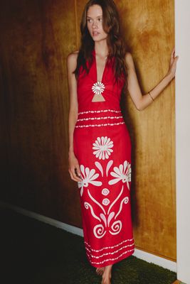 Cala de la Cruz Orly Linen Midi Dress