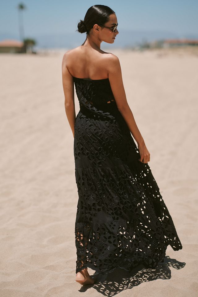Tiare Hawaii Bora Bora Embroidered Midi Skirt #2