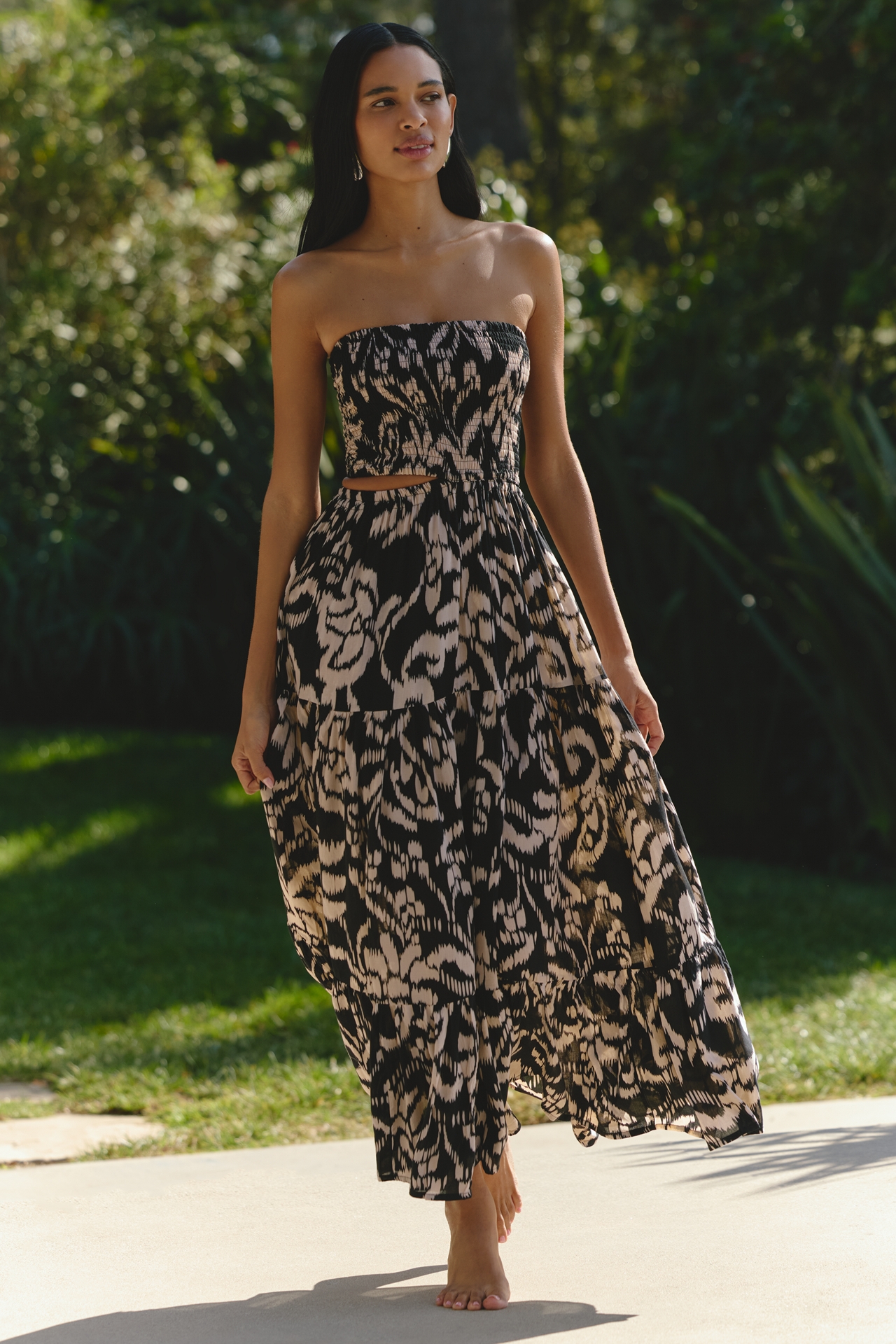Tiare Hawaii Boracay Strapless Maxi Dress