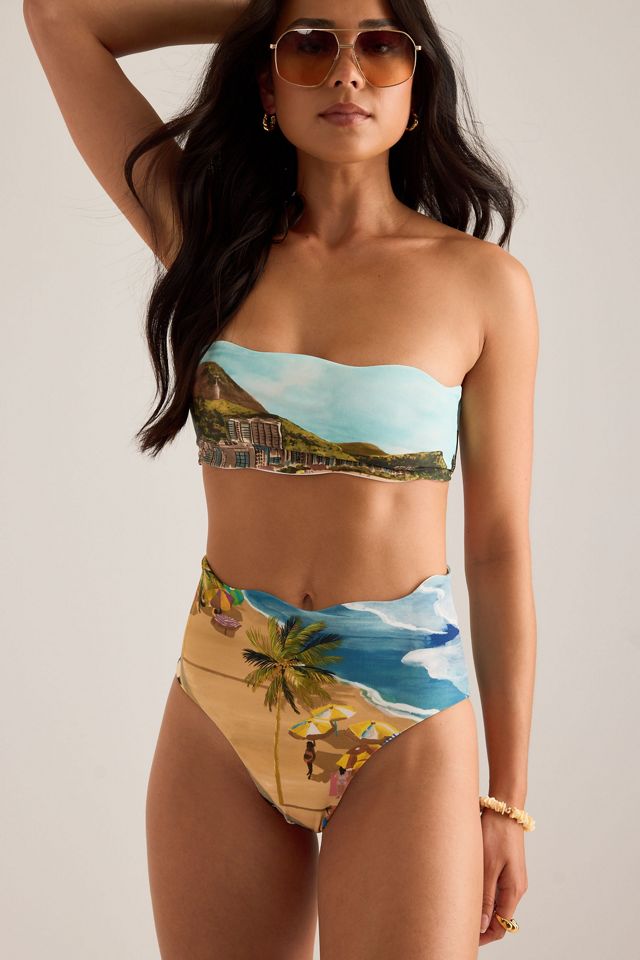 Farm Rio Copacabana Hoch-Taillierte Bikini-Höschen #1