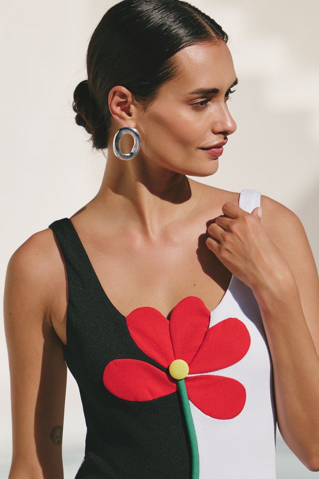 NAU Bikinis Flower One-Piece Swimsuit  #2