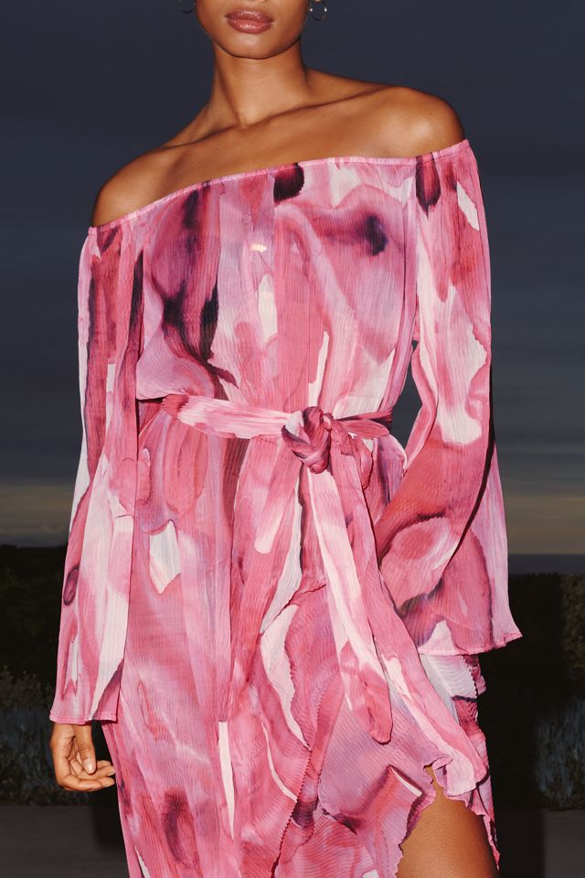 Villa Fresca Malia Pleated Tie-Waist Dress #2