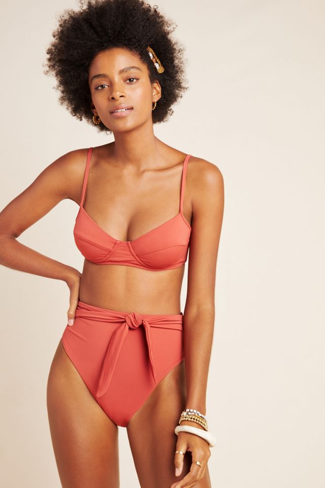 Mara Hoffman Goldie Belted Bikini Bottoms #3