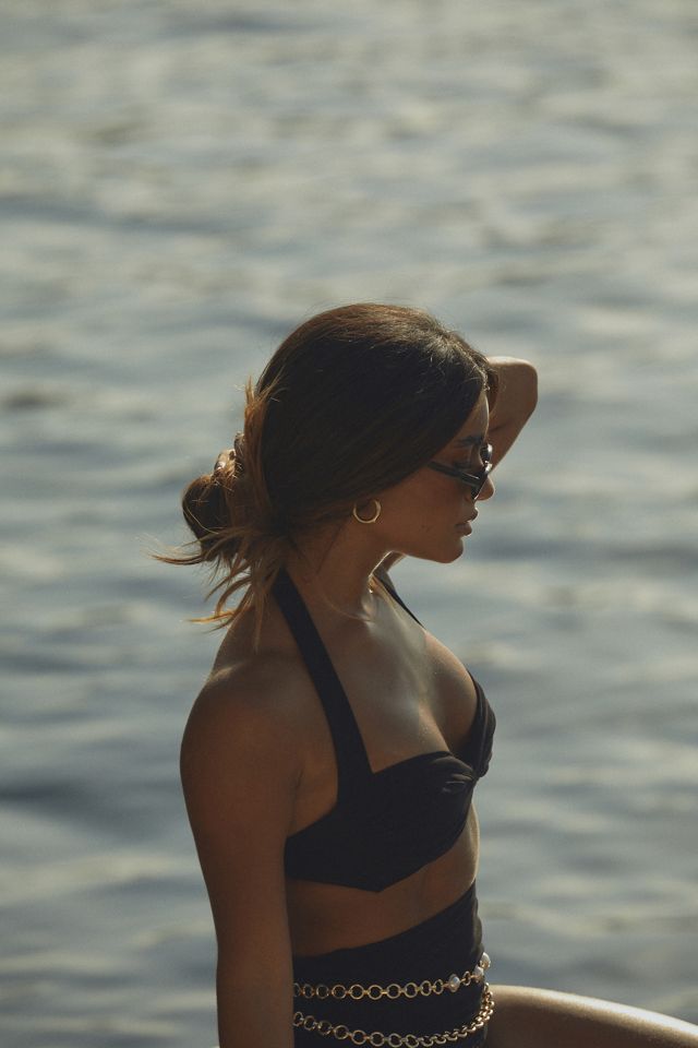 Beach Riot Sophia Knot-Front Bikini Top #3