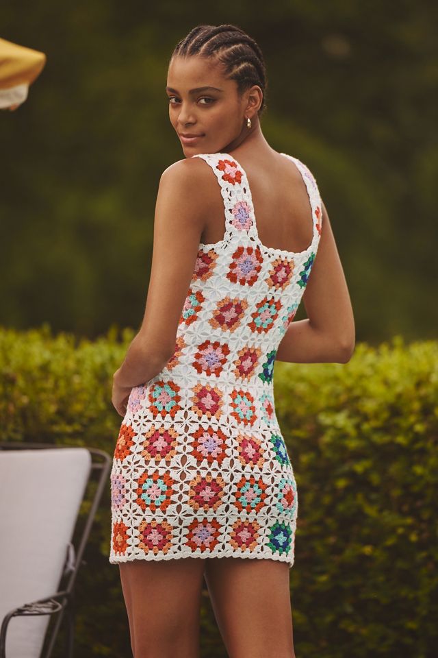 beach riot james crochet dress BEACH RIOT James Coverup Dress - Petal Pink main image 1