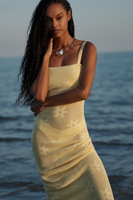 BEACH RIOT CONRAD SHEER COVER-UP DRESS 