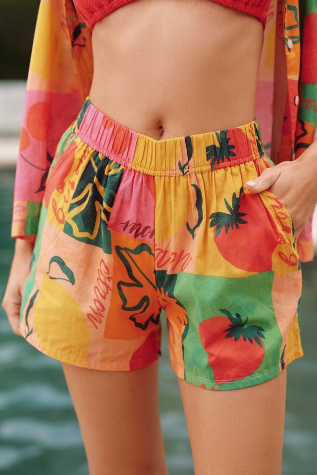 Beach Riot Rayah Cotton Pull-On Shorts #1